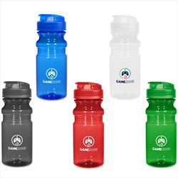 DH5892 Poly-Clear™ 20 Oz. Fitness Bottle With Super Sipper Lid and Custom Imprint